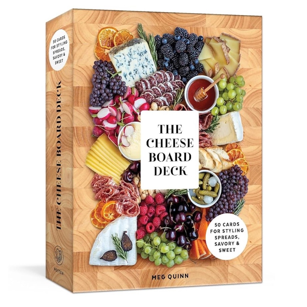 NEW The Cheese Board Deck. 50 cards for styling spreads; savory & sweet variety